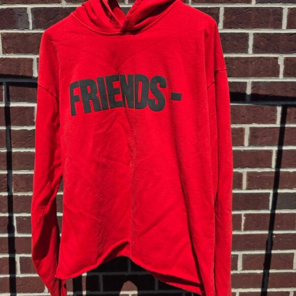 VLONE Red Friends Hoodie (worn by Juice WRLD) - Picture 2 of 5